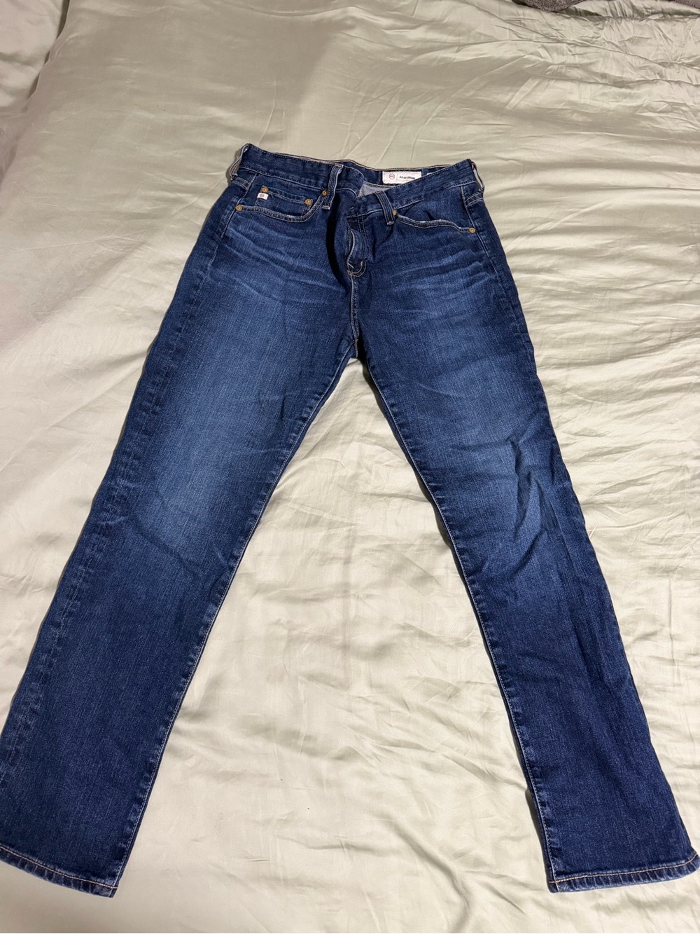 AG women Dark Blue Jeans Ex-Boyfriend Slim